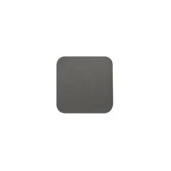 Light gray pvc laminated star square coaster cm 10